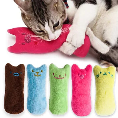 Muñeco de felpa (con contenedor para catnip)