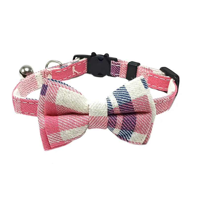 Pajarita para gatos con estampado