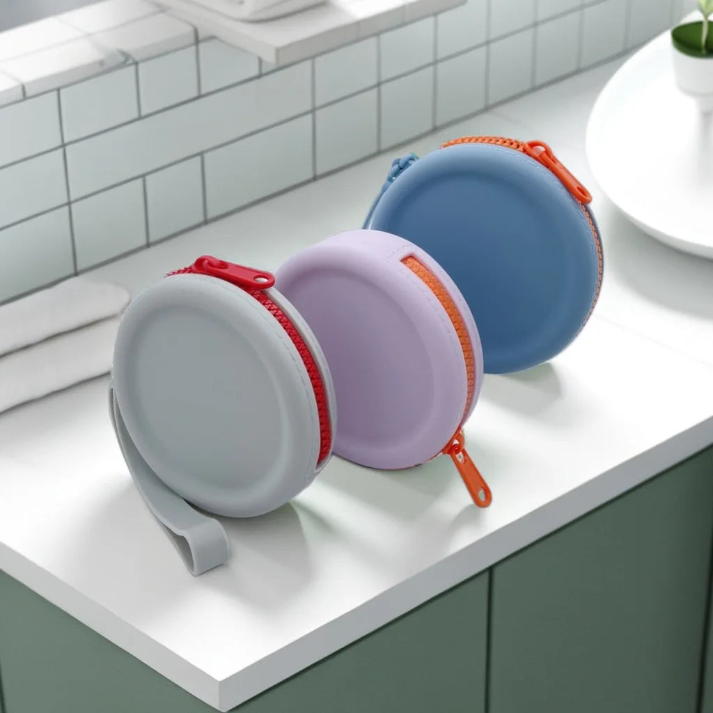 Portaobjetos monedero pequeño de silicona
