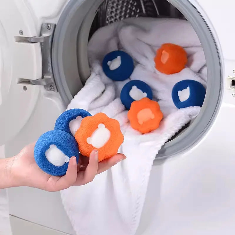 Bolas recogepelos para la lavadora