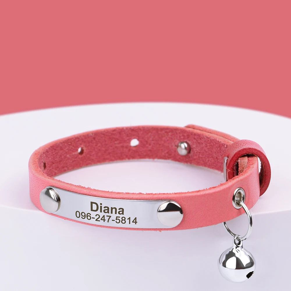 Collar personalizable con nombre y número