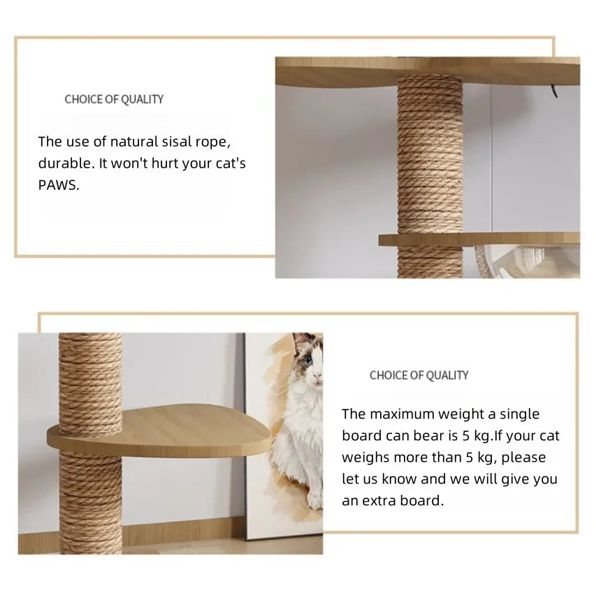 Cat Tree (soporte suelo-techo) (2.50-2.70m)