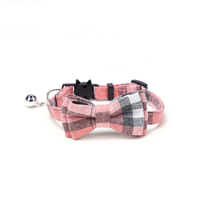 Pajarita para gatos con estampado
