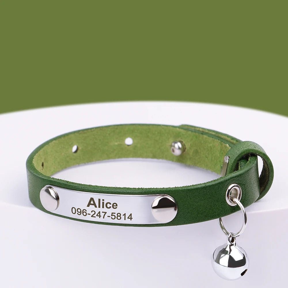 Collar personalizable con nombre y número