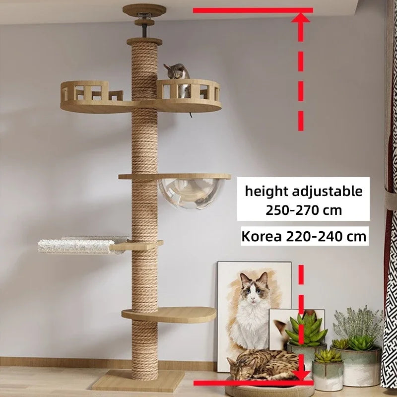 Cat Tree (soporte suelo-techo) (2.50-2.70m)