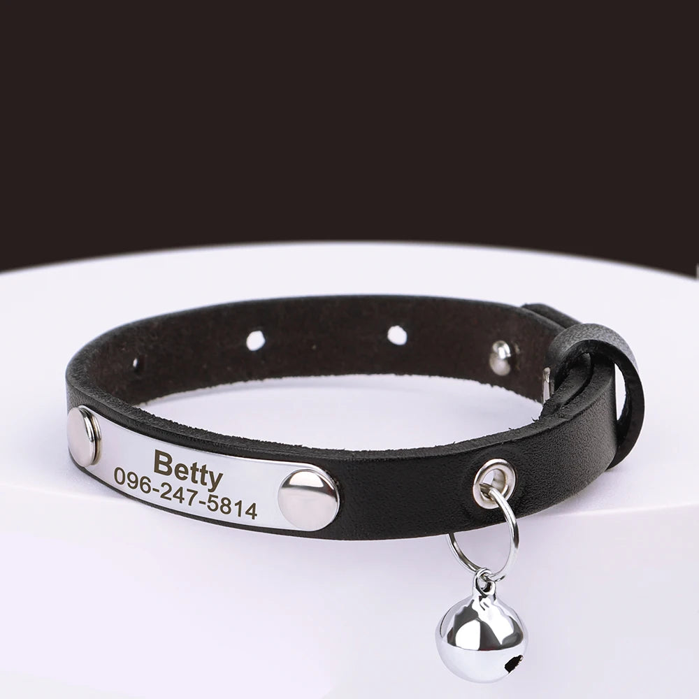 Collar personalizable con nombre y número