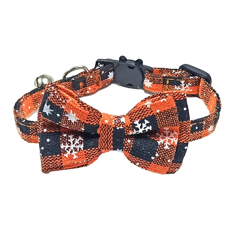 Pajarita para gatos con estampado